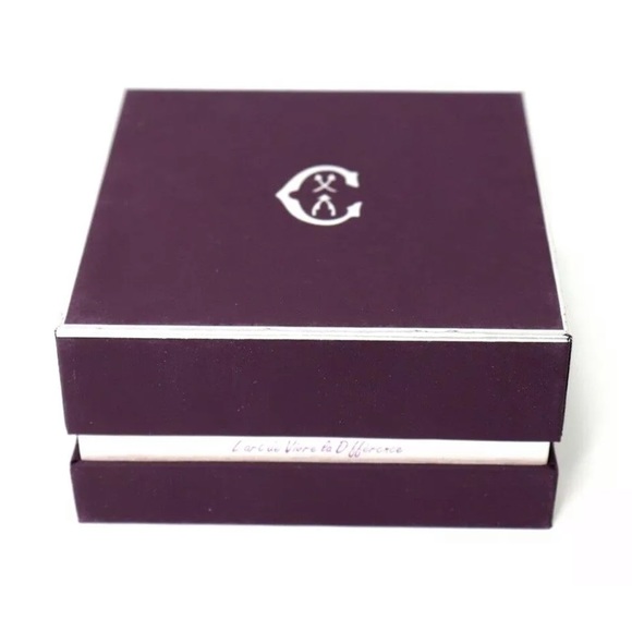 CHARRIOL Plum Rose Gold Huggie Hoop Cable Earrings - Picture 7 of 7